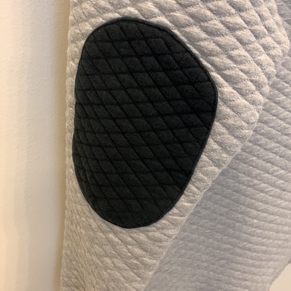 Men’s quilted BARSTOOL SPORTS hoodie with patch elbows - Picture 3 of 6